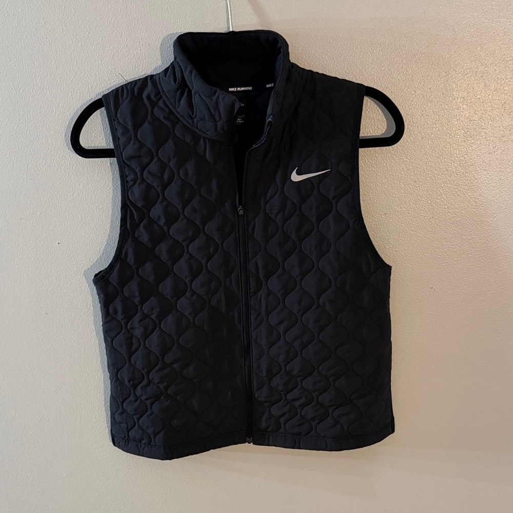 Nike Running Aerolayer Black Quilted Vest